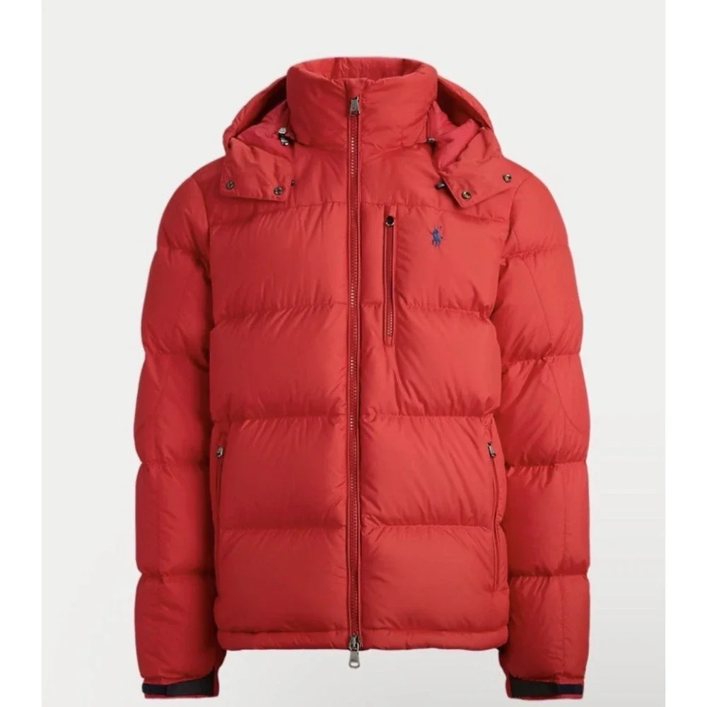 Polo Ralph Lauren Men's Coat  Down Puffer Hooded Jacket 3XB Red  NEW